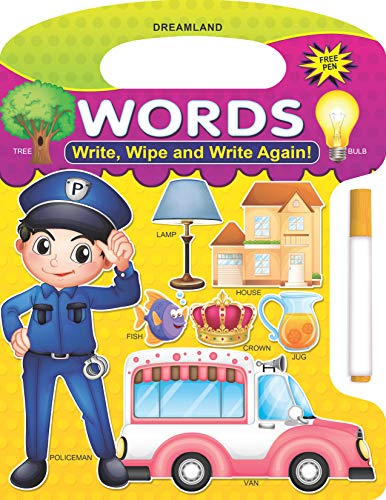 Write And Wipe Book - Words book cover