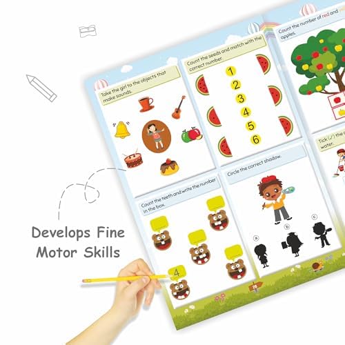 200+ Adventure Activity Book for Kids, Early Learning Educational Book with 500+ Free Worksheets & Parenting Tips, Brain Booster Books for Kids 3 - 4 Years