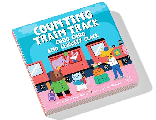 Counting Train Track – Choo Choo and Clickety Clack: A Fun Rhyming Board Book to Learn Numbers 1–10 with Trains, Tracks & Counting Fun | Bright ... for Toddlers & Preschoolers | Ages 2–5 Years