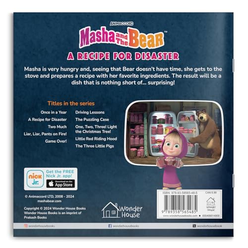 Masha and the Bear: A Recipe for Disaster (Story Book)