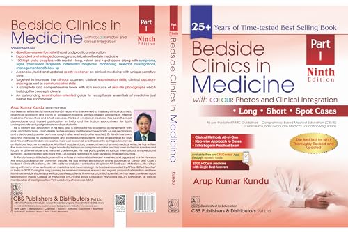Bedside Clinics in Medicine, 9/e, Part I [Paperback] Arup Kumar Kundu