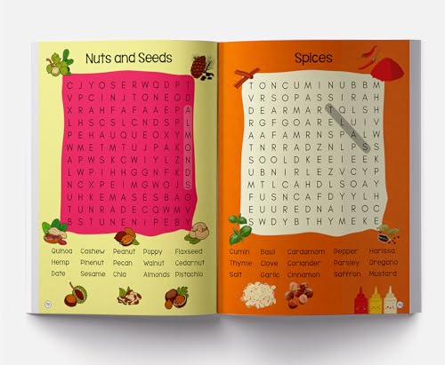 101 Word Search Activity Book - Large Grid Word Search Puzzles For Kids With Attractive Illustrations I Ages 3-6 I Vocabulary Building I Learn New Words I Motor Skills Improvement