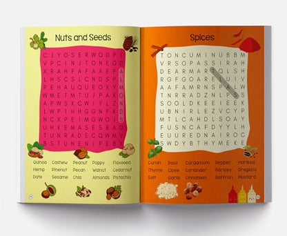 101 Word Search Activity Book - Large Grid Word Search Puzzles For Kids With Attractive Illustrations I Ages 3-6 I Vocabulary Building I Learn New Words I Motor Skills Improvement
