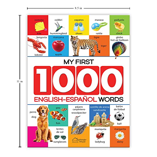 My First 1000 English-Espa?ol Words: Early Learning Bilingual Picture Book For Kids