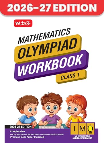MTG International Mathematics Olympiad (IMO) Workbook Class 1 - Chapter-wise MCQs with Achievers Section - SOF Olympiad Books For 2026-27 Exam