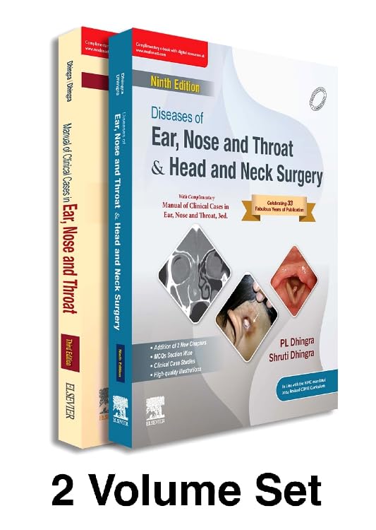 Diseases of Ear, Nose & Throat and Head & Neck Surgery, 9e with Manual of Clinical Cases in Ear, Nose and Throat, 3e (Set)