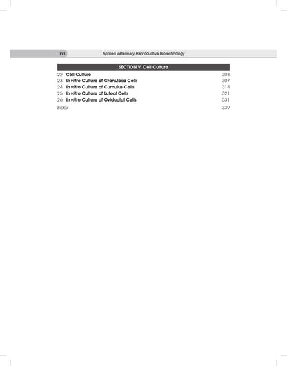 Applied Veterinary Reproductive Biotechnology (PB - 2026)
