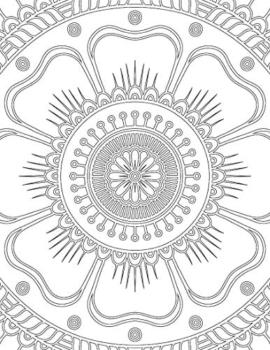 Mandala Adult Colouring Book for Adults | Beautiful Mandalas & Geometric Patterns to Relieve Stress, Improve Focus, Encourage Mindfulness and Inspire Creative Artistic Expression