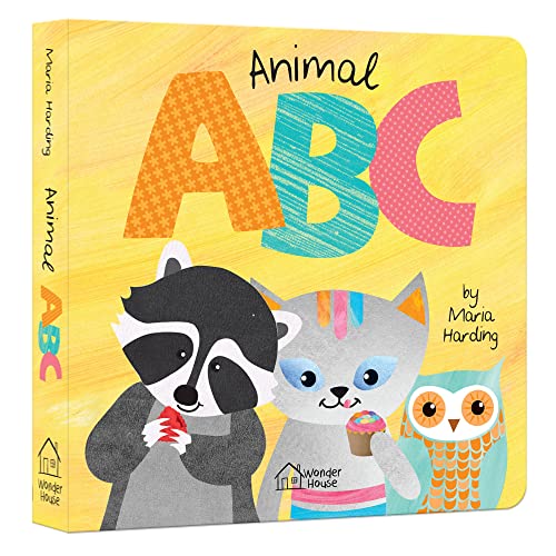 Animal ABC: Playful animals teach A to Z (Padded Board Book) book cover