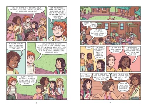 Stuck: A Graphic Novel from the World of Click, by Kayla Miller, about Friendship and Growth at Summer Camp: 7
