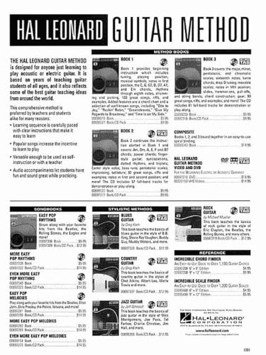 Hal Leonard Guitar Method Book 1 - Second Edition: Second Edition (Hal Leonard Guitar Method Books): 01