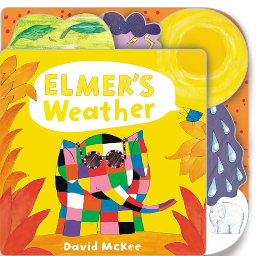 Elmers Weather: Tabbed Board Book book cover