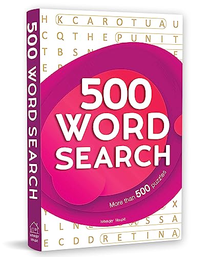 500 Word Search Bind up book cover