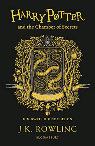 Harry Potter and the Chamber of Secrets – ( Yellow ) Hufflepuff Edition book cover