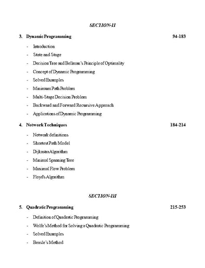 Non Linear Programming Problems by Dr H Kanwar