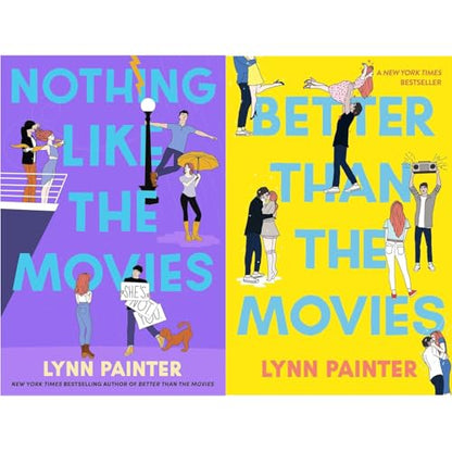 Nothing Like the Movies and Better Than the Movies Young Adult Romance Fiction Book Set Love Story Paperback Combo