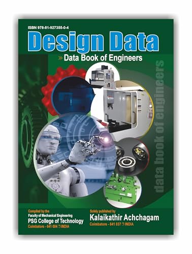 Design Data: Data Book of Engineers by PSG College-Kalaikathir Achchagam - Coimbatore