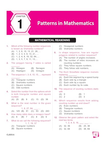 MTG International Mathematics Olympiad (IMO) Workbook Class 6 - Chapter-wise MCQs with Achievers Section - SOF Olympiad Books For 2026-27 Exam