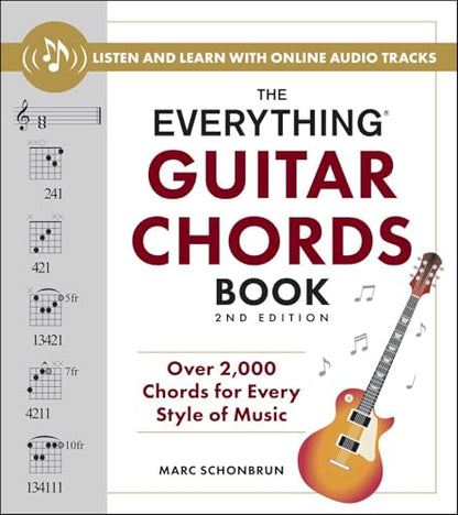 Everything Guitar Chords Book: Over 2,000 Chords for Every Style of Music