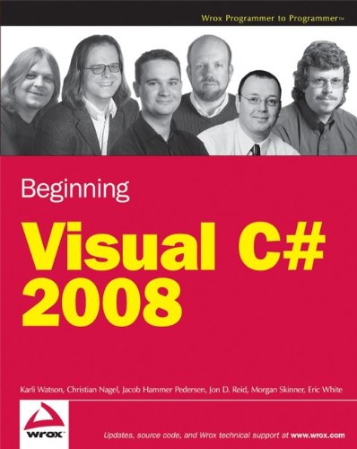 Beginning Microsoft Visual C# 2008 (Wrox Beginning Guides) book cover