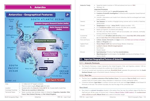 PMF IAS World Geography Through Maps for UPSC, State PCS and Other Competitive Exams
