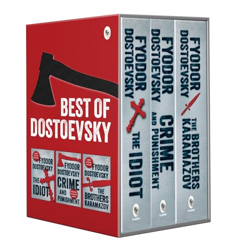 The Best of Dostoevsky Boxed Set (Crime and Punishment, The Idiot, The Brothers Karamazov) book cover