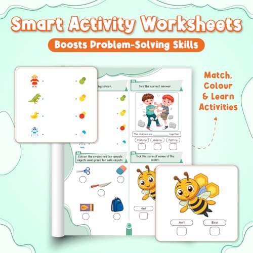 555 Adventure Activity Book for Kids, Theme Based Activity with Puzzles, Mazes, Scribbles & Brain Games, Includes 500+ Free Worksheets & Parenting Tips