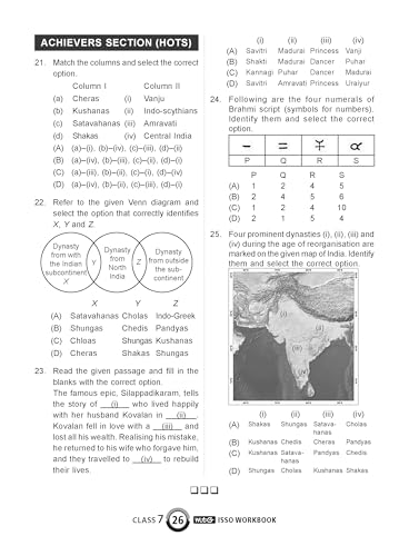 MTG International Social-Studies Olympiad (ISSO) Workbook Class 7 - Chapter-wise MCQs with Achievers Section - SOF Olympiad Books For 2026-27 Exam