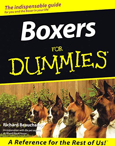 Boxers For Dummies book cover