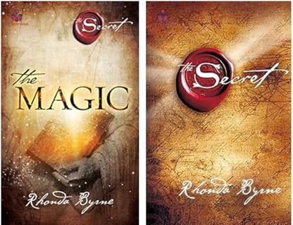 The Secret & The Magic by Rhonda Byrne Combo Set (Pack of 2) | Law of Attraction, Gratitude & Personal Growth Books | Self-Help Paperback Collection