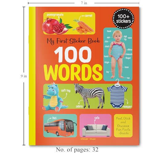 My First 100 Words Stickers