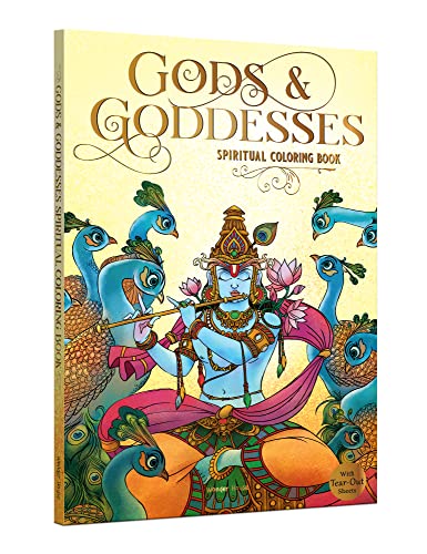 Gods and Goddesses - Spiritual Coloring Book book cover