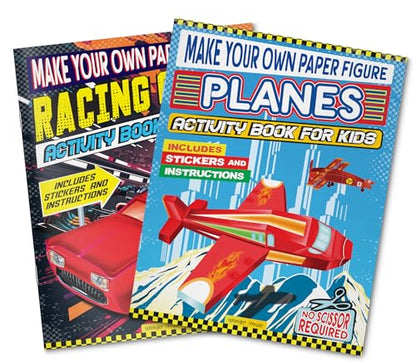 Make Your Own Paper Figures – Planes Cut, Fold & Create Flying Fun | Ages 6–10 | DIY Activity Book with Templates for 2+ Hours of Crafty Fun: Planes (Activity Book for Kids)