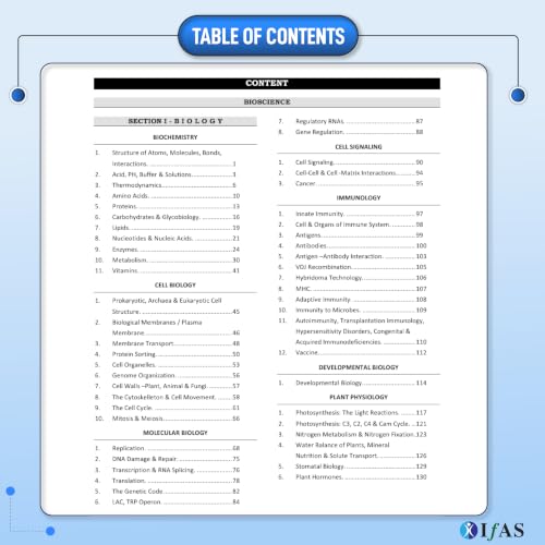 IIT JAM Biotechnology Books 2027 | 22 Years PYQ ( 2005-2026) with Detailed Solutions | Topicwise Previous Year Solved Papers for IIT JAM, CUET PG & GAT B Biotechnology Exams | IFAS Publications