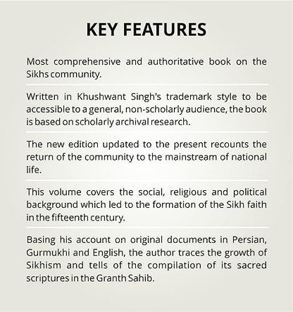 A HISTORY OF THE SIKHS VOL 1 (SECOND EDITION) (OIP)