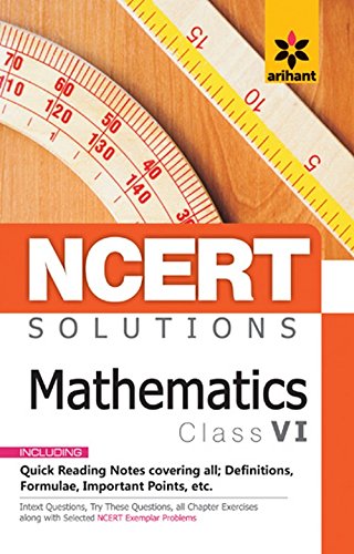 NCERT Solutions Mathematics for class 6th by Arihant Experts (Author) book cover