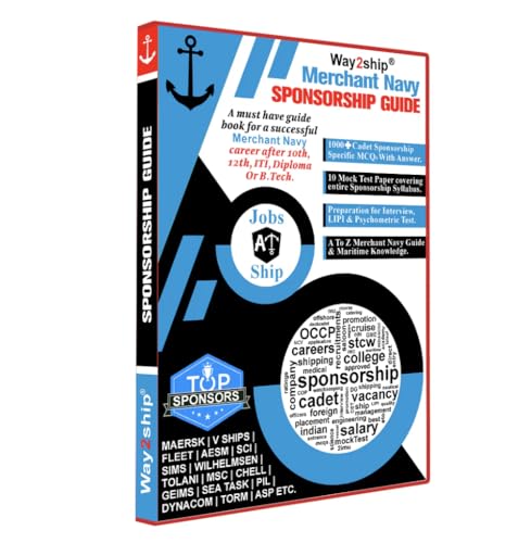 Merchant Navy Sponsorship Exam Book with Test Series Subscription || Join Merchant Navy India