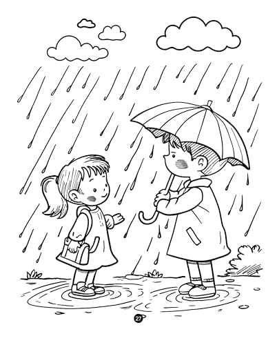 A Doodle Colouring Book of Magical Nature - A Joyful Art for Kids | Coloring Activity Book for Kids | Birthday Gifts for Kids, Boys & Girls, 5, 6, 7, 8 Years