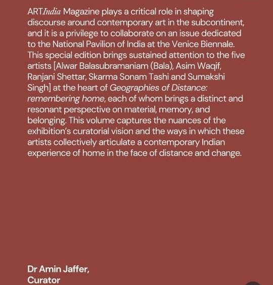 Art India Magazine - May - August 2026 - A Space Like Home
