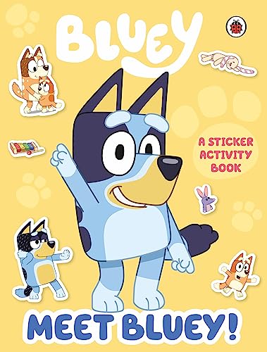 Bluey: Meet Bluey! Sticker Activity Book book cover
