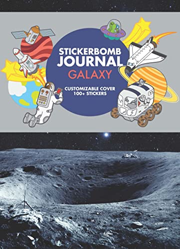 Stickerbomb Journal: Galaxy book cover