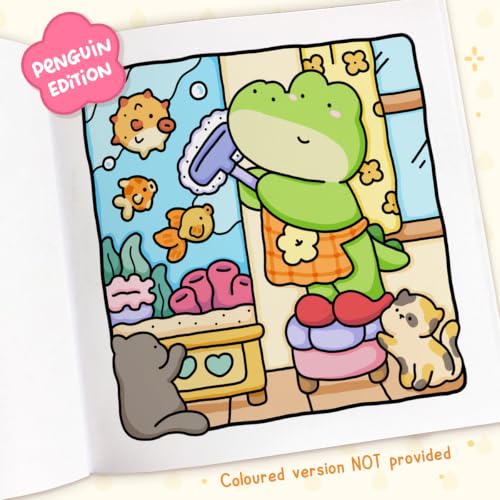 Cozy Friends: Coloring Books for Adults by Coco Wyo | Cute Animal Friends Coloring Pages, Cozy Simple Designs, Stress Relief & Relaxation: A relaxing cosy colouring book, from the bestselling author