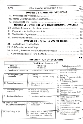Nios Psychology Class 10 Study Guide And Model Paper English Medium(As Per Latest Syllabus)