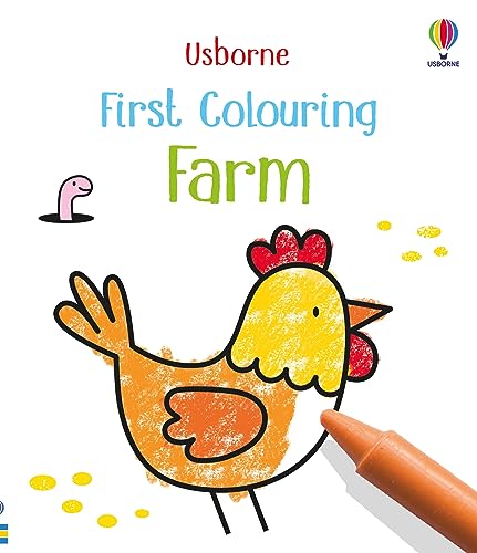 First Colouring Farm book cover