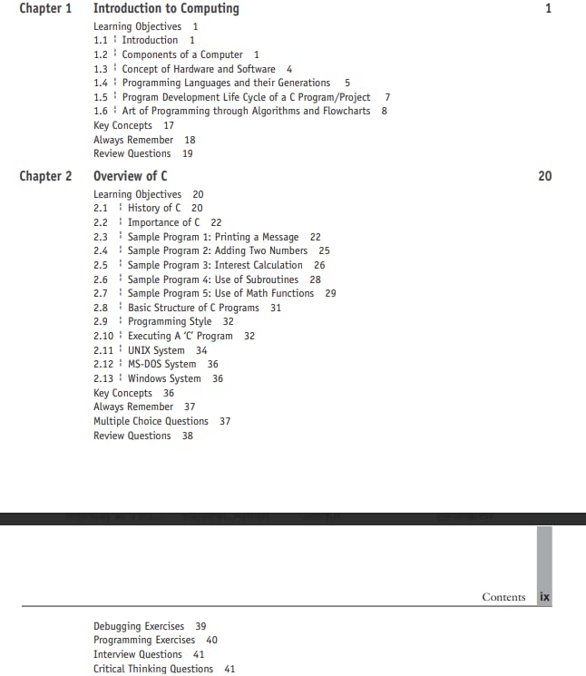Programming in ANSI C | 9th Edition | Balagurusamy
