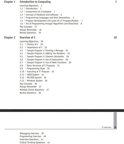 Programming in ANSI C | 9th Edition | Balagurusamy
