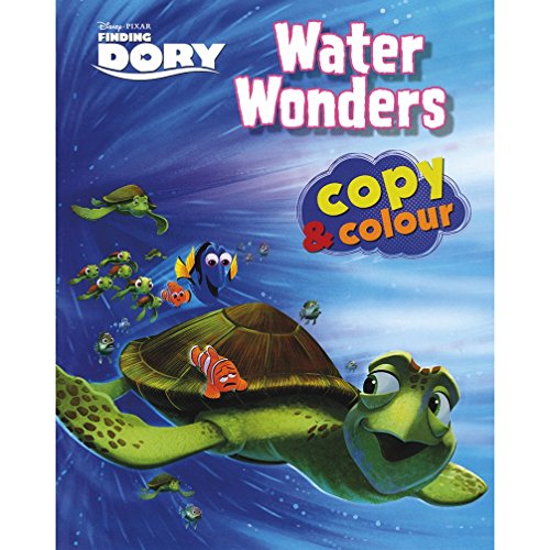 DISNEY PIXAR FINDING DORY WATER WONDERS COPY & COLOUR book cover