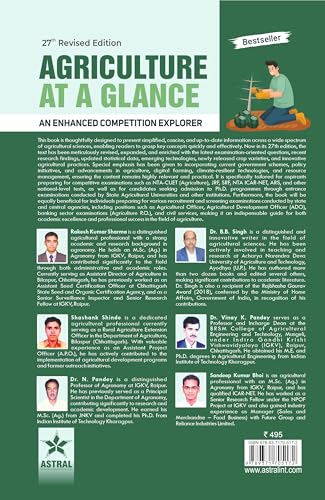 Agriculture at a Glance: JRF SRF ICAR-NET ARS CUET (Agriculture) Competitive Exam Book | 27th Revised Edition 2026 | Covers ADO, Agriculture Officer, ... (Agriculture P.O.) | Original with Hologram