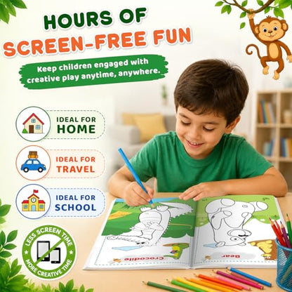Super Jumbo Colouring Book (Animals & Birds)