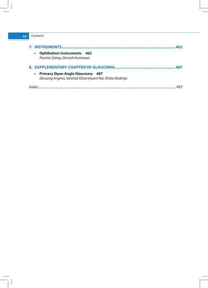 Ophthalmology Clinics-I for Postgraduates, 2/E for MS, MD and DNB Ophthalmology Residents | 32 Long Cases and 48 Short Cases with Clinical Approach, Differential Diagnosis and Instruments Chapter: 1